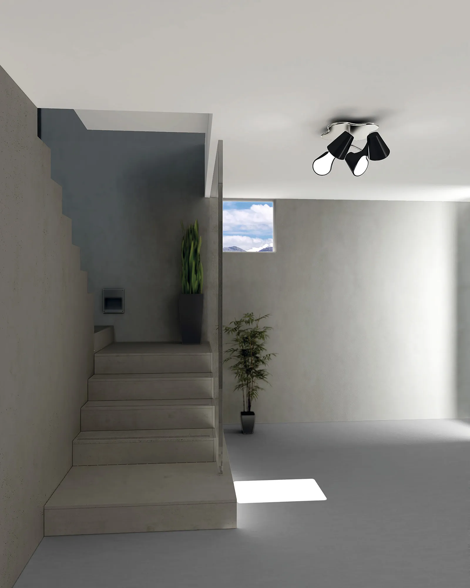 Ora Gloss Black Ceiling Lights Mantra Semi Flush Fittings Ora Gloss Black Ceiling Lights Mantra Semi Flush Fittings